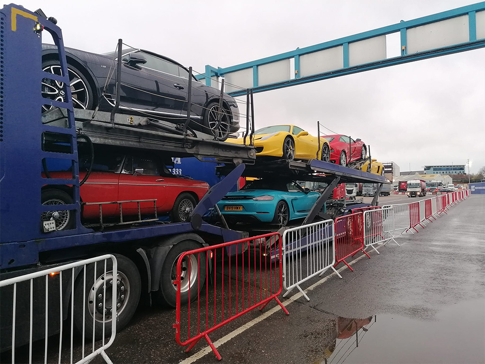 Lamborghini transport uk europe