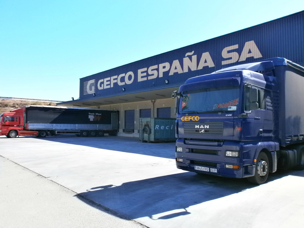Fly and drive transport depot near malaga spain