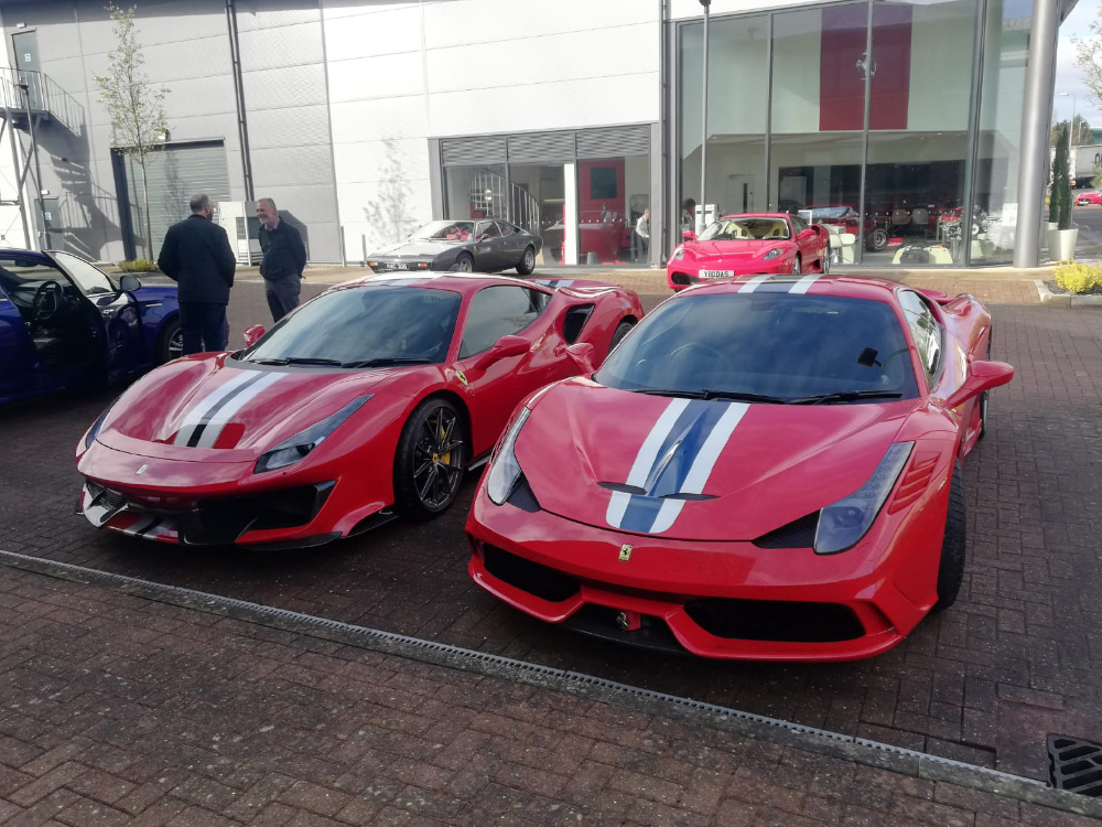 Ferrari transport UK to Europe high value cars