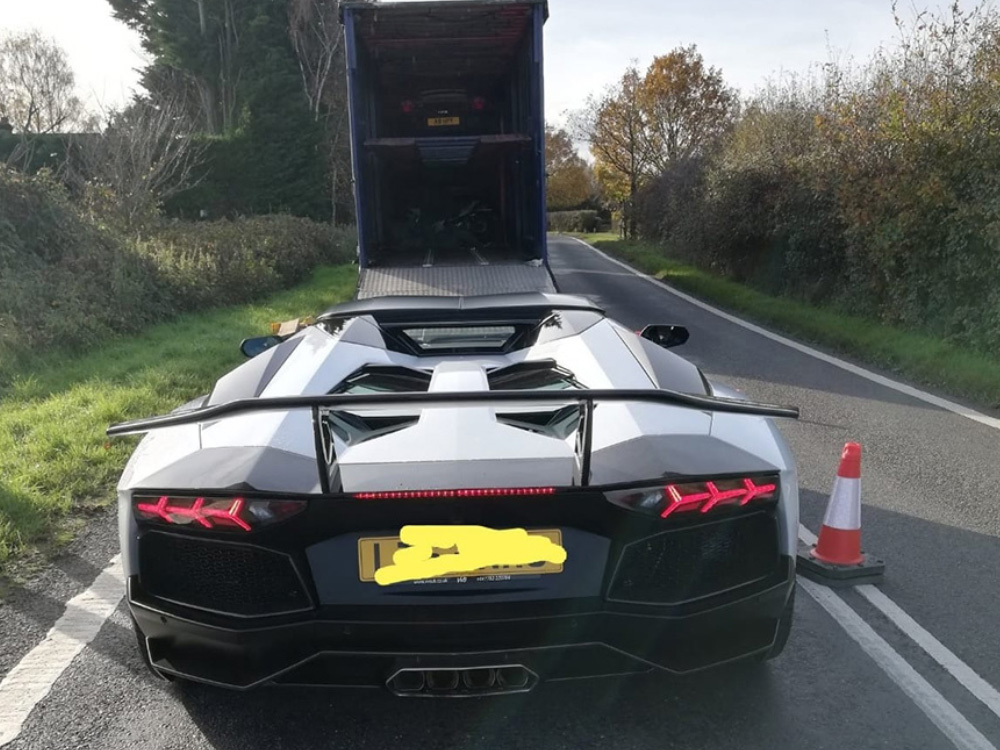 Specialist ferrari transportation UK to Europe - high value cars