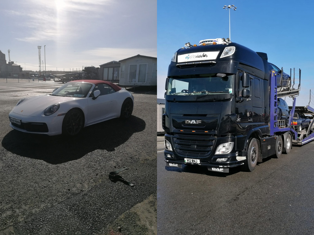 Transporting a Porche from Marbella to Dublin