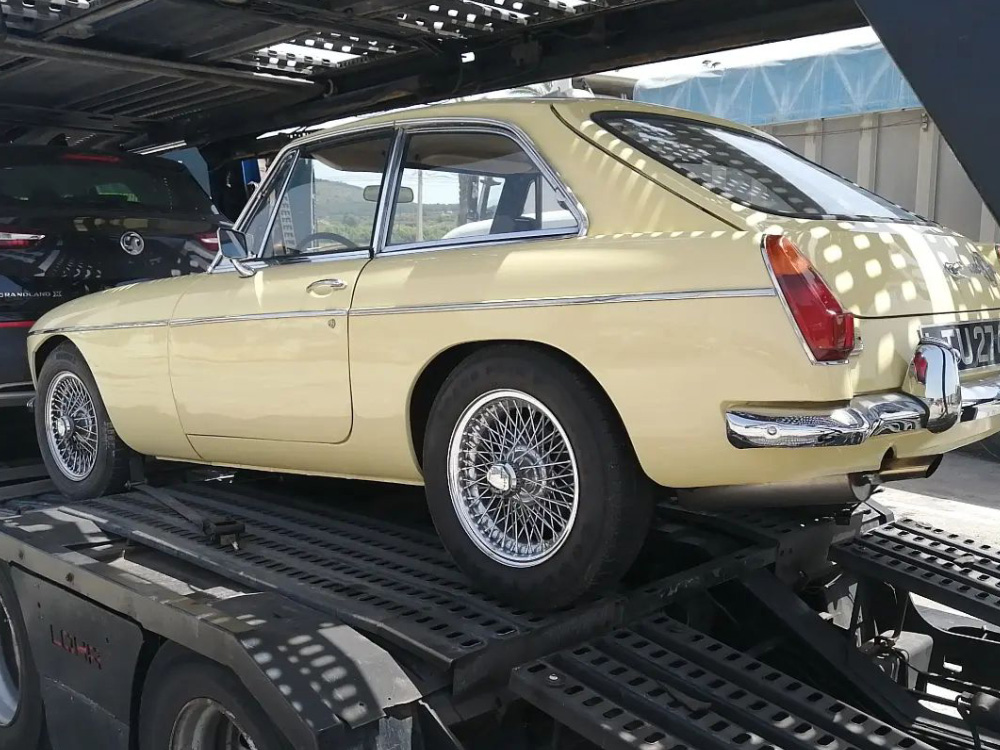 Transporting mini mg and vauxhall to europe from the uk